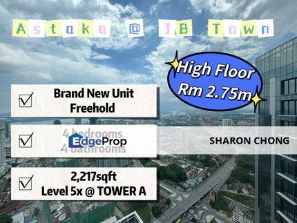 SEAVIEW UNIT ASTAKA 1 BUKIT SENYUM FOR SALE, Johor, Johor Bahru