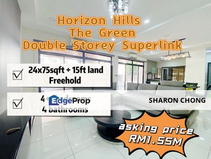 2 STOREY SUPERLINK HORIZON HILLS FOR SALE, Johor, 