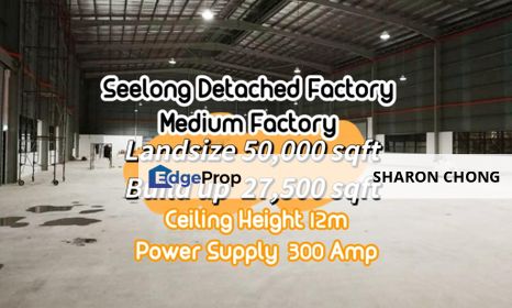 Seelong Detached Factory For Sale, Johor, Senai