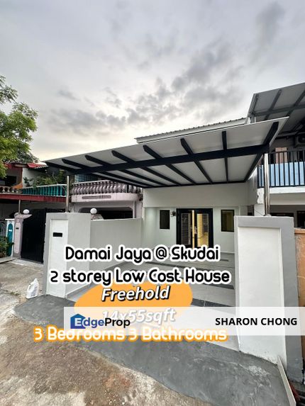 2 Storey Low Cost House for Sale Damai Jaya Skudai, Johor, Skudai