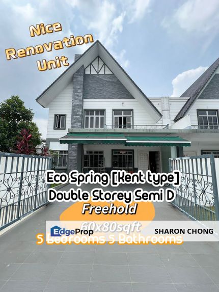 Eco Spring Jalan Ekoflora Kent type LUXURY Semi D For Sale, Johor, Johor Bahru