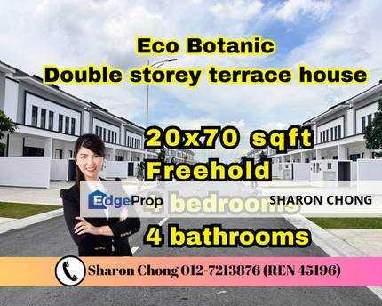 Double Storey Terrace The Tate Eco botanic 2 For Sale, Johor, 