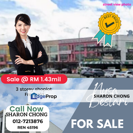 3 Storey Shop Lot Jalan Nb2 @ Taman Nusa Bestari For Sales , Johor, 