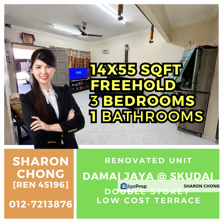 Double Storey Terrace Low Cost Taman Damai Jaya for Sale for Sale ...
