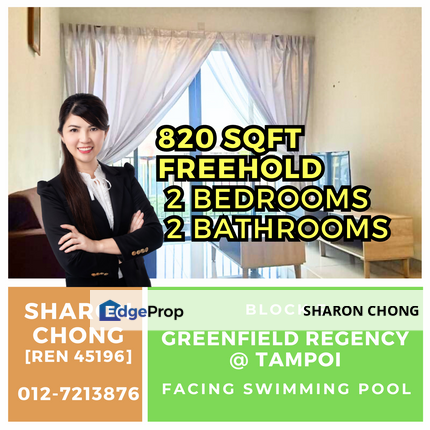 Unit for Sale Greenfield Regency Tampoi, Johor, Tampoi