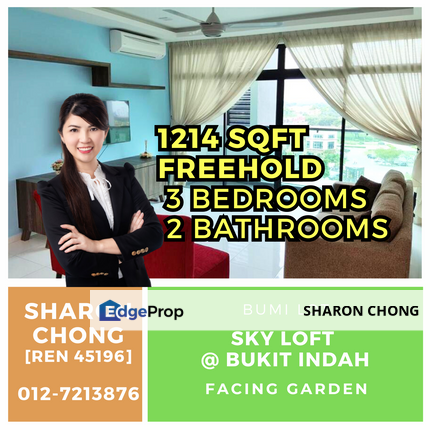 For Sale Serviced Apartment Sky Loft Premium Suites Bukit Indah, Johor, Johor Bahru