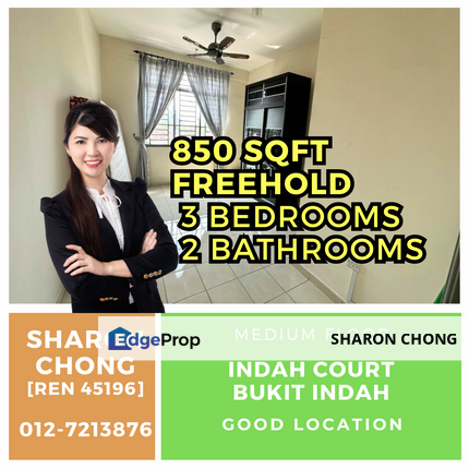 Indah Court Apartment Bukit Indah For Sale, Johor, Bukit Indah