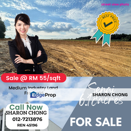 Senai Medium Industrial Land for Sale, Johor, Senai