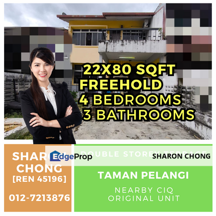 House for Sale Taman Pelangi Jalan Sri Pelangi Satu, Johor, Johor Bahru