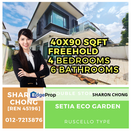 Ruscello Semi D Double Storey House for Sale Setia Eco Gardens, Johor, Gelang Patah