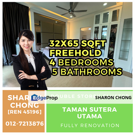 For Sale Double Storey Cluster House Taman Sutera Utama , Johor, Skudai