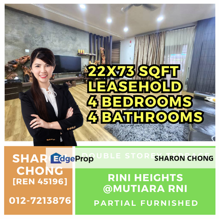 Taman Mutiara Rini Double Storey Terrace House Rini Heights for Sale, Johor, Skudai