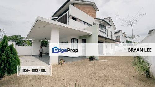 FULLY FURNSIHED !! FOR SALE !! Mulberry Grove, Denai Alam Double Storey Endlot Superlink House, Selangor, Shah Alam