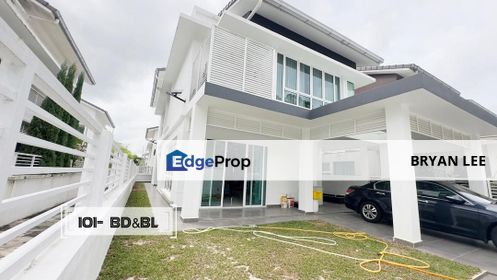 FULLY RENOVATED !! FOR SALE !! Lavender Park, Denai Alam Double Storey Endlot Superlink House, Selangor, Shah Alam