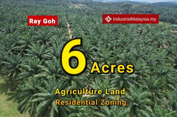 Agriculture Land residential zoning Jalan Meru, beside Setia Alam for Sale 6 acres 