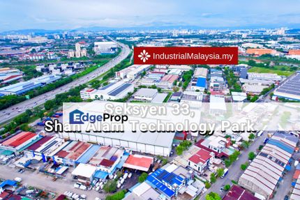 Semi Detached Factory at Seksyen 33 Shah Alam Technology Park , Selangor, Shah Alam