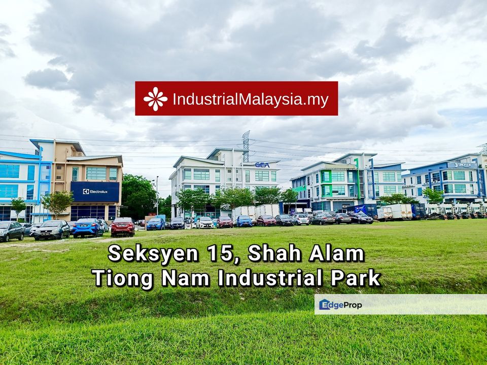 Tiong Nam Industrial Park 2, Seksyen 15 Shah Alam, Semi D Factory for Sale , Selangor, Shah Alam