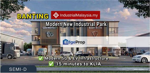 Banting New Modern Factory 15min to KLIA , Selangor, Banting