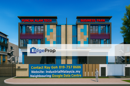ROI 6% Puncak Alam Tech Business Park neighbouring Google Data Centre , Selangor, Bandar Puncak Alam