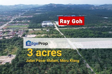 Jalan Pasar Malam, Meru Klang, Agriculture land 3 acres , Selangor, Klang