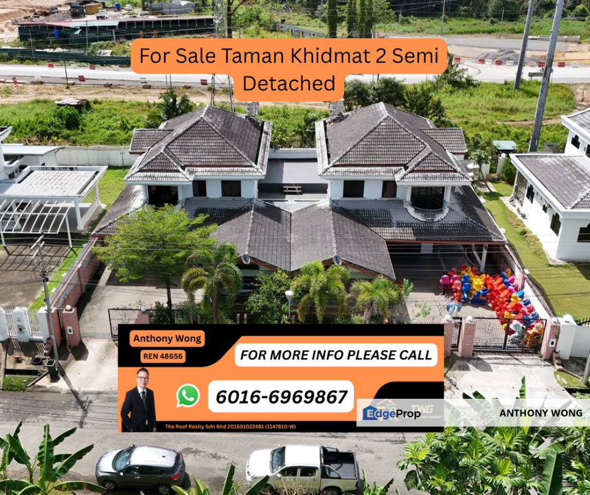 Taman Khidmat Semi Detached 2 adjoining unit Kolombong, Sabah, Kota Kinabalu