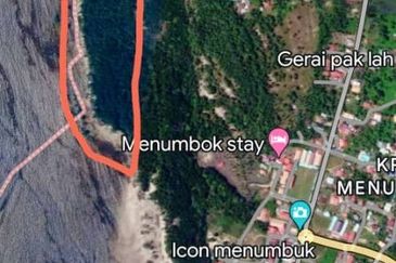 Menumbok beach land Kuala Penyu 