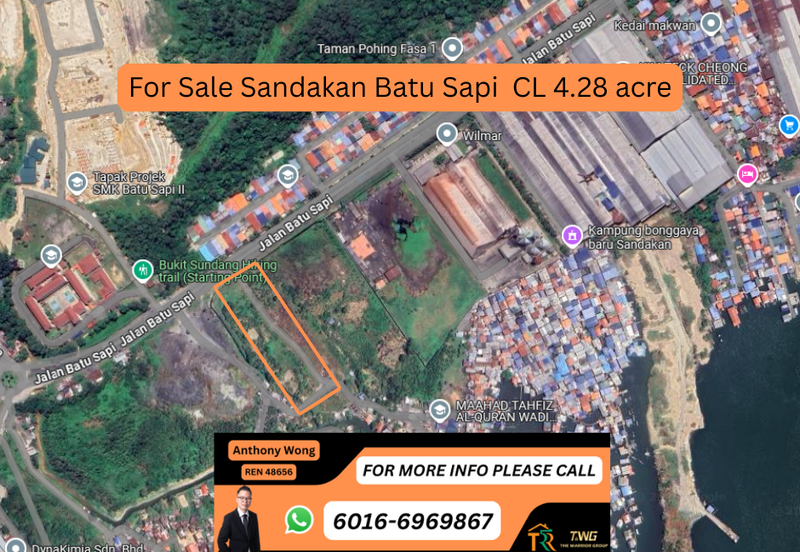 Sandakan Industrial Land Batu Sapi CL 4.28 Roadside