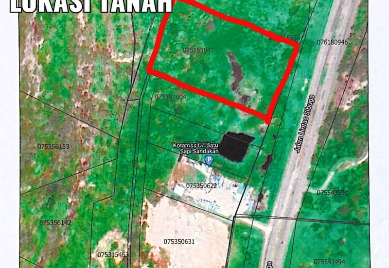 Sandakan sibuga land CL 5 Acre Mainroad