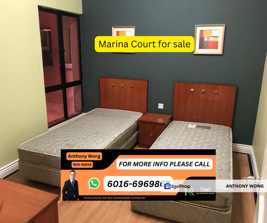 Marina court Block A- Fully Furnished, Sabah, Kota Kinabalu