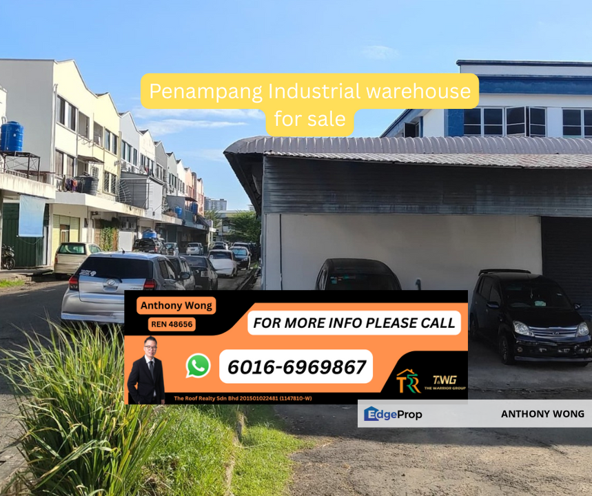 Penampang Baru industrial warehouse Corner, Sabah, Penampang