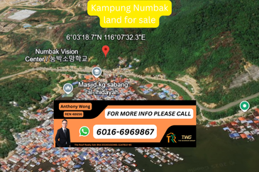 Kampung Numbak Sepanggar land NT 2.839