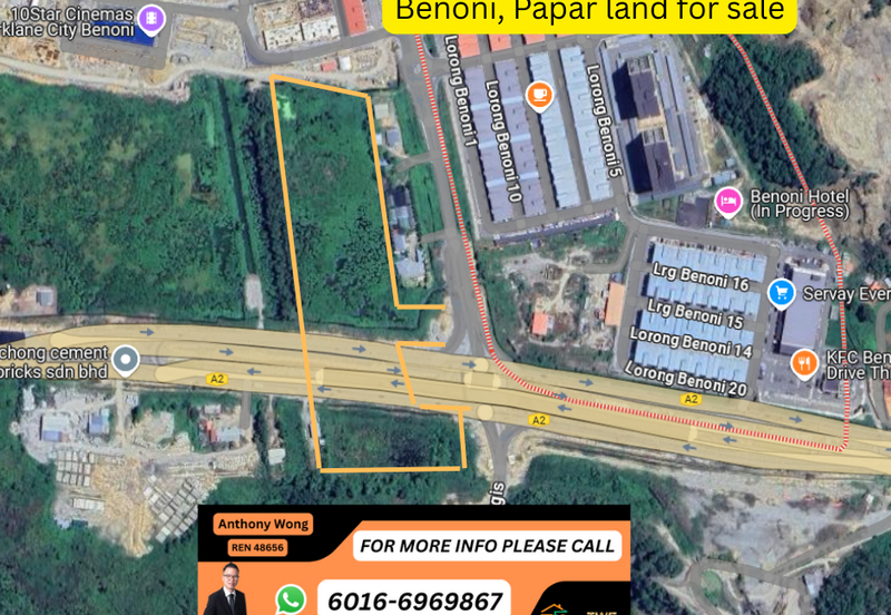 Benoni, Papar land for Sale Commercial Roadside