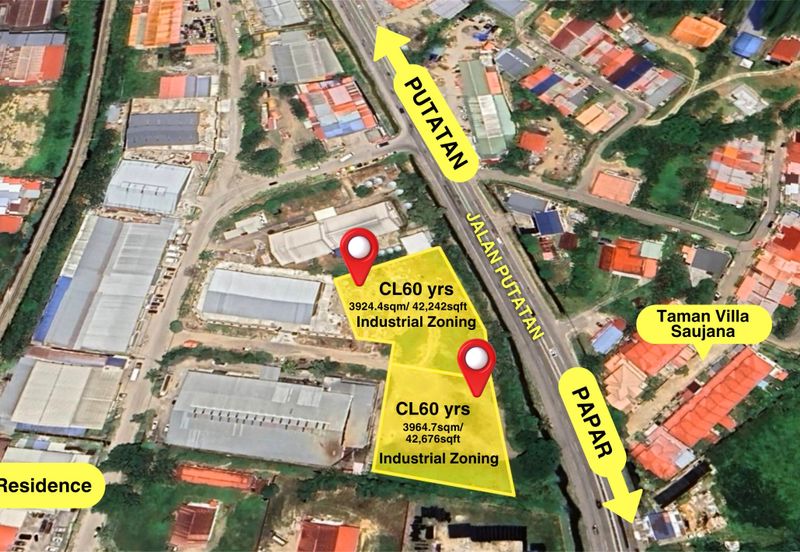 Lok Kawi Industrial land roadside