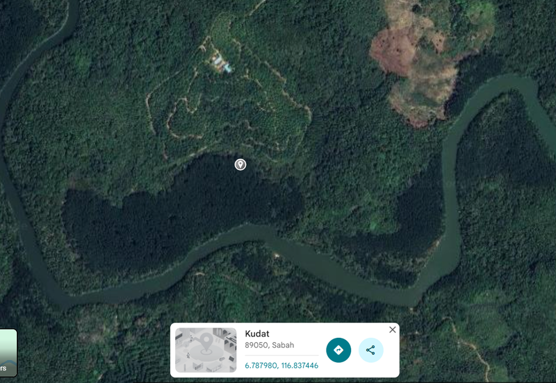 kudat palm estate with mangrove parapat laut land-urgent sell