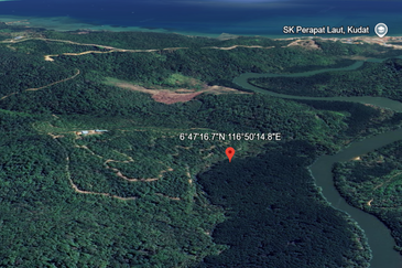 kudat palm estate with mangrove parapat laut land-urgent sell