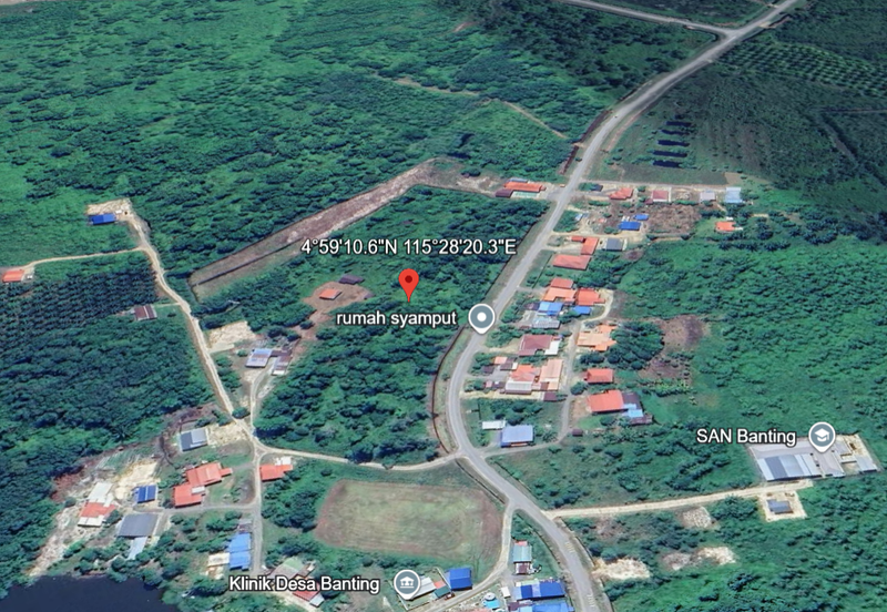 Kg.Banting Sipitang NT 4.6 Acre Roadside land