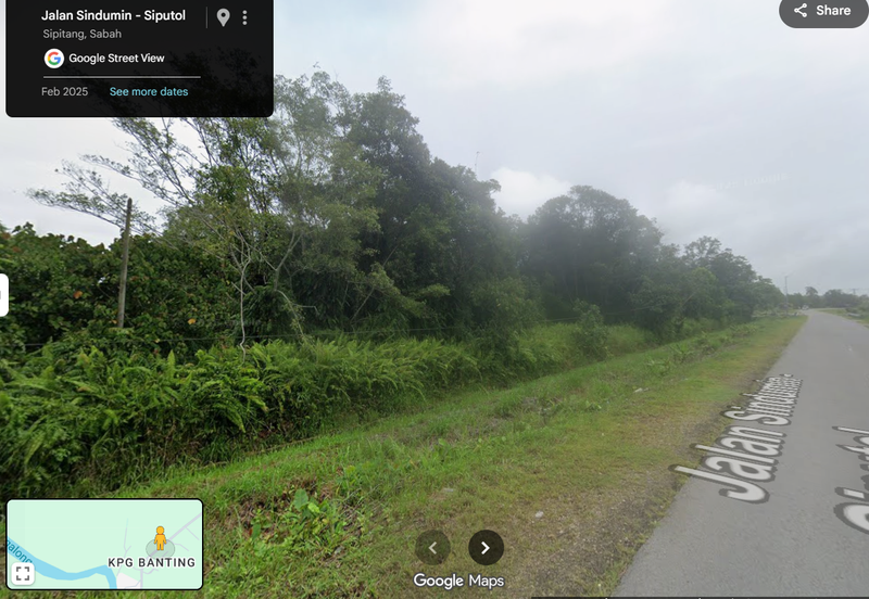 Kg.Banting Sipitang NT 4.6 Acre Roadside land