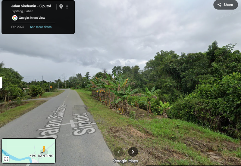 Kg.Banting Sipitang NT 4.6 Acre Roadside land