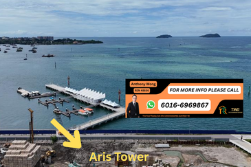 Penisula Aris Tower Kota Kinabalu seafront Commercial unit