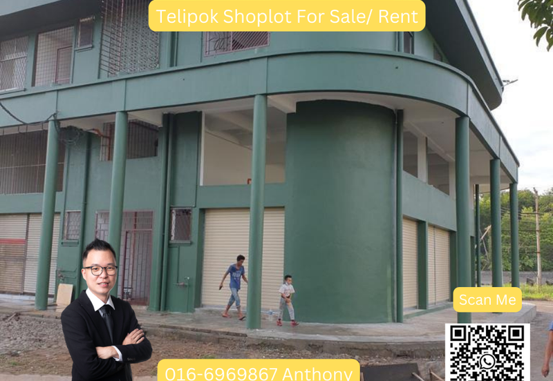 Telipok Shop lot for sale/ or rent