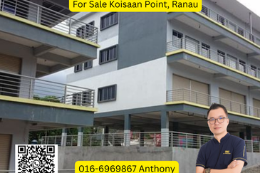 Koisaan point Ranau 3 Storey Shoplot