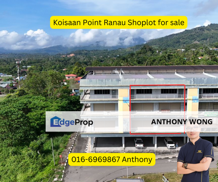 Koisaan point Ranau 3 Storey Shoplot, Sabah, Ranau