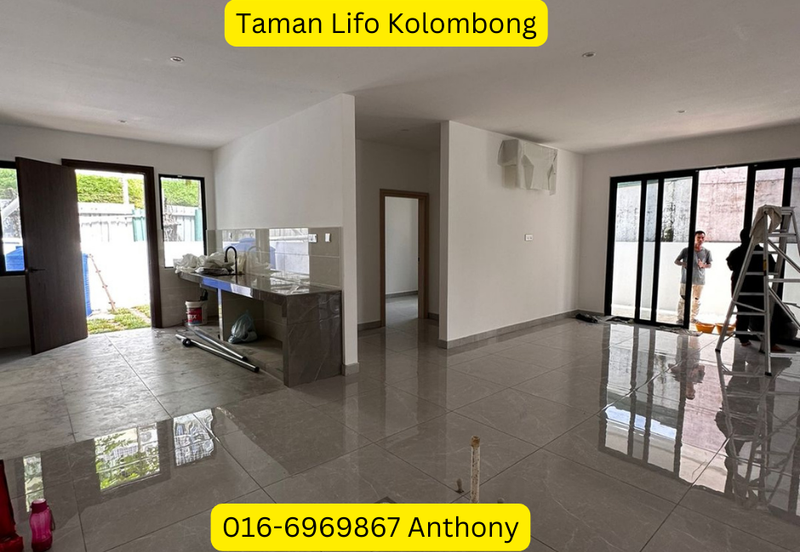 Taman Lifo 3 Storey Semi Detached Double storey Kolombong with private lift- Flood free