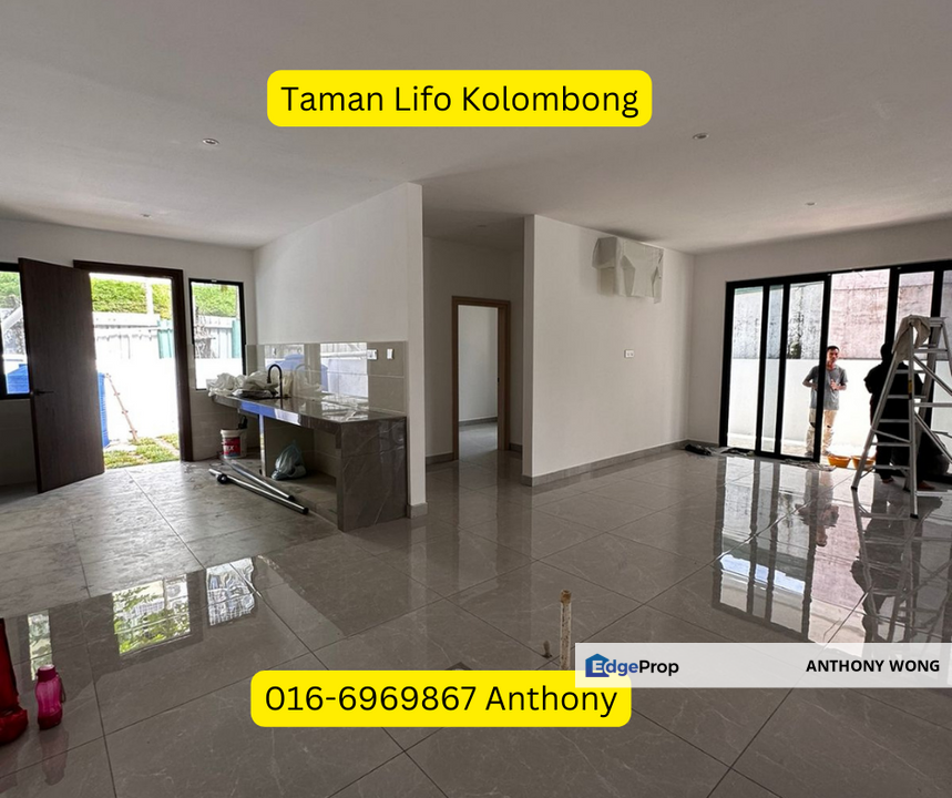 Taman Lifo 3 Storey Semi Detached Double storey Kolombong with private lift- Flood free, Sabah, Kota Kinabalu