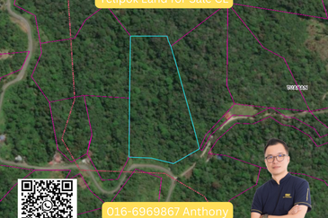 Telipok Hilly Land CL 10 acre with road access