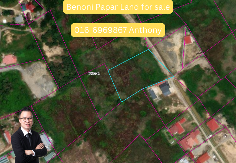 Benoni Papar Flat land NT 1.44 Acre
