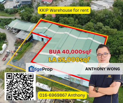 KKIP Warehouse for rent, Sabah, Kota Kinabalu