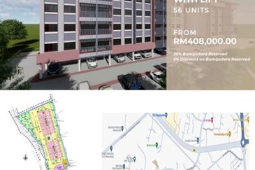 Grand Height Apartment with lift- Gunsing-Penampang