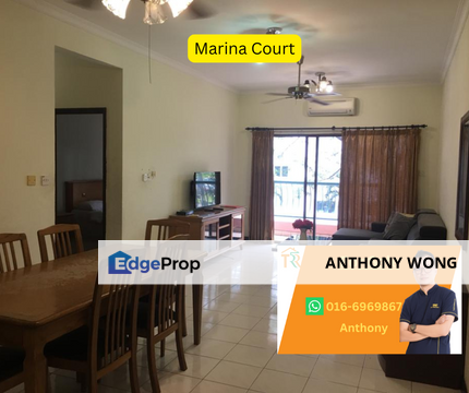 Marina Court 3R|2B Fully Furnished, Sabah, Kota Kinabalu