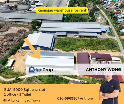 Keningau Warehouse 4 Lot for Rent, Sabah, Keningau